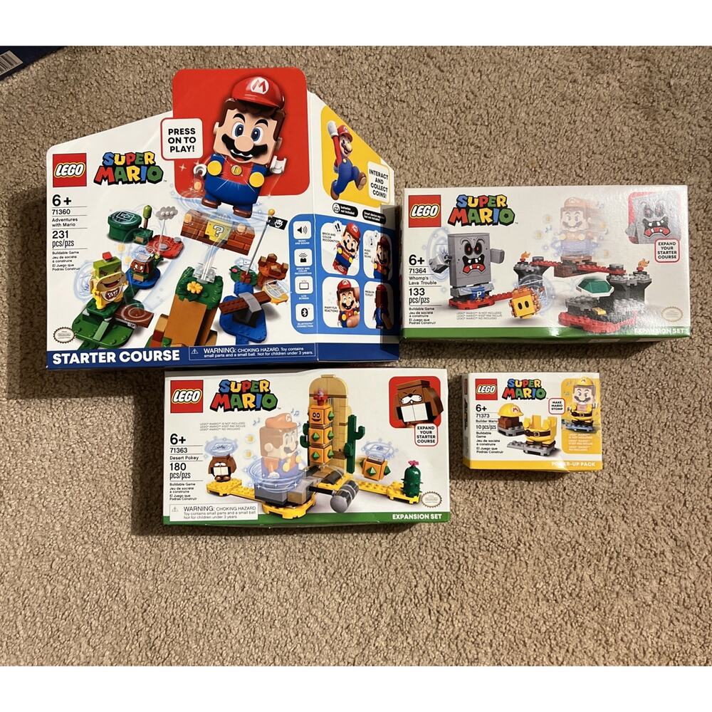 LEGO Super Mario 71360 71363 71364 71373 Starter Course Desert Pokey Whomp